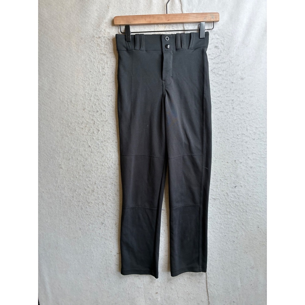 Champro Youth Medium Baseball Pants Black Reinforced Knee Athletic Trousers